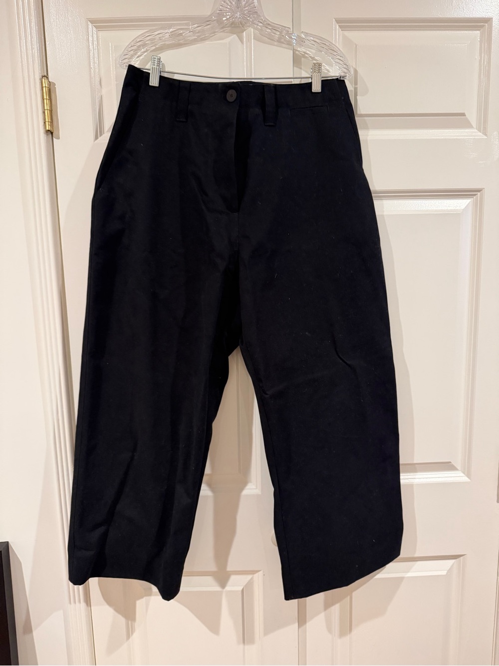 Studio Nicholson Women’s Black Casual Straight-Leg Pants